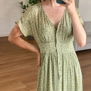 Floral Print Midi Dress